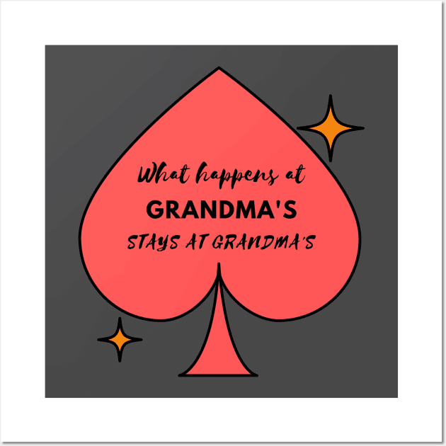 What Happens at Grandma's... Stays at Grandma's Wall Art by Castle Rock Shop